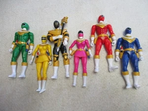 JUEGO DE 6 FIGURAS DE ACCIÓN POWER RANGERS LEGACY ZEO CASI COMPLETO 2017 - Imagen 1 de 2