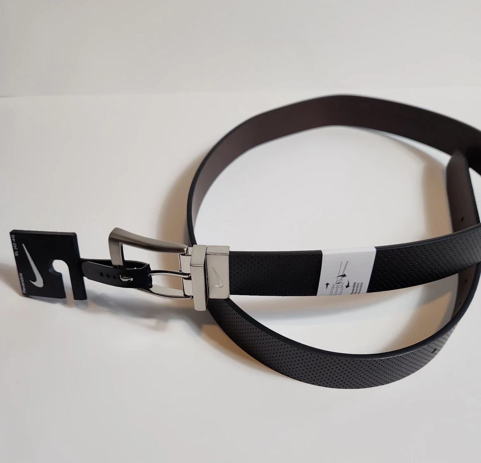 Nike Men's Perforated Reversible Belt Size XL (42-44)