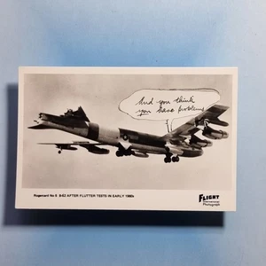 Military Aircraft Postcard C1970 Loss of Tail Plane Image B52 Stratofortress - Picture 1 of 2