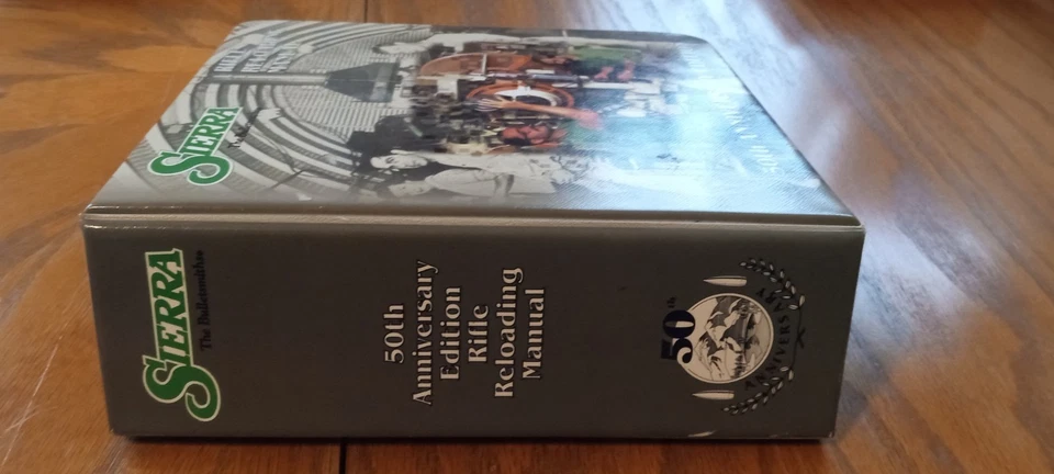 Manual de recarga de rifle Sierra 50 aniversario 4ª edición 1995 Foto 1 de 4