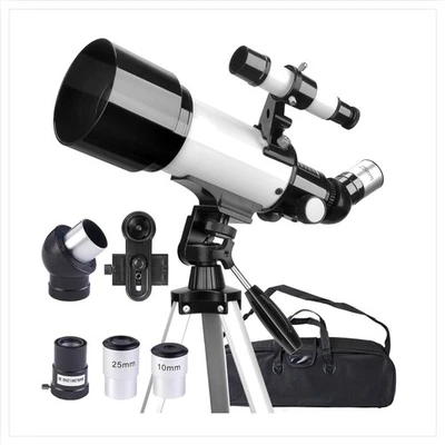 Teleskop 70mm Apertur Astronomie Kinder Erwachsene Tragbar Zubehör - Bild 1 von 4