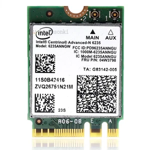 Card Wifi Wireless Intel Board Advanced-N 6235 for Lenovo THINKPAD T440p - Picture 1 of 1