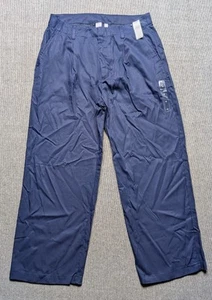 Gap Pants Women’s 12 Navy Blue Straight Pleated Front Lyocell Casual - Picture 1 of 7