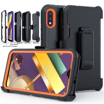 Funda a prueba de golpes para LG K22 / K22 Plus / K32 + clip para cinturón se adapta a Otterbox Defender Foto 1 de 4