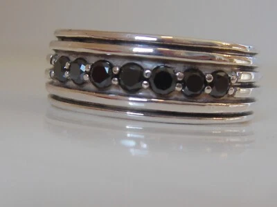 ANILLO DE DIAMANTES NEGROS DAVID YURMAN SS PARA HOMBRE Foto 1 de 3