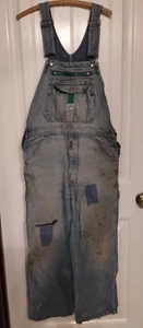 Vintage Liberty Bib Denim Overalls  Men's Size 32 X 26 Dungarees - Picture 1 of 9