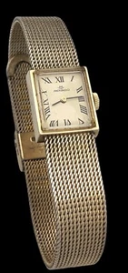 VINTAGE 1973 MOVADO DAMEN KLEID UHR 14KGF MIT ARMBAND 10KGF 17 JUWELEN SCHWEIZ FUNKTIONIERT - Bild 1 von 9