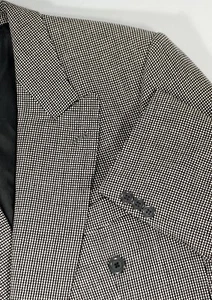 Giacca tuta blazer lana grigio Dyckhoff Ott Heinemann doppiopetto testa chiodata 40R - Foto 1 di 14