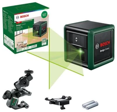 Quigo 12m Green Cross Line Laser Level - QUIGO GREEN - Image 1 of 4