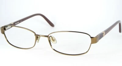 REVLON RV5028 249 CAFE EYEGLASSES GLASSES METAL FRAME 54-17-135mm (NOTES) - Image 1 of 4