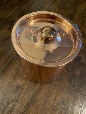 Cubo de hielo Mainstays de acero inoxidable de 3 cuartos, cobre - WM Foto 1 de 3