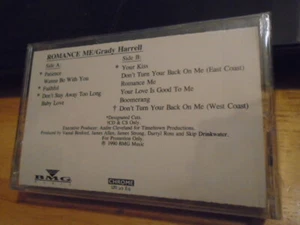 SEALED RARE PROMO Grady Harrell CASSETTE TAPE Romance Me r&b Rocq-E Bobby Lyle ! - Picture 1 of 2