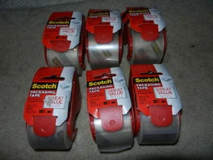 6 new Scotch Packaging Tape 1.88" x 1800" ( 50 yards ) with Dispenser shipping - Picture 1 of 8