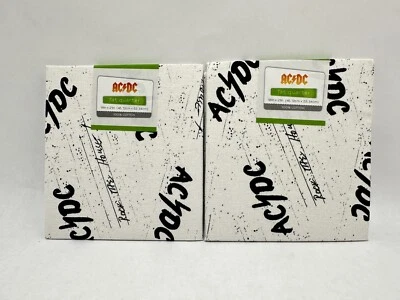 ACDC SKETCH LOGO COTTON TOSS FABRIC FAT QUARTER 18" X21" Lot Of 2 - Image 1 of 4