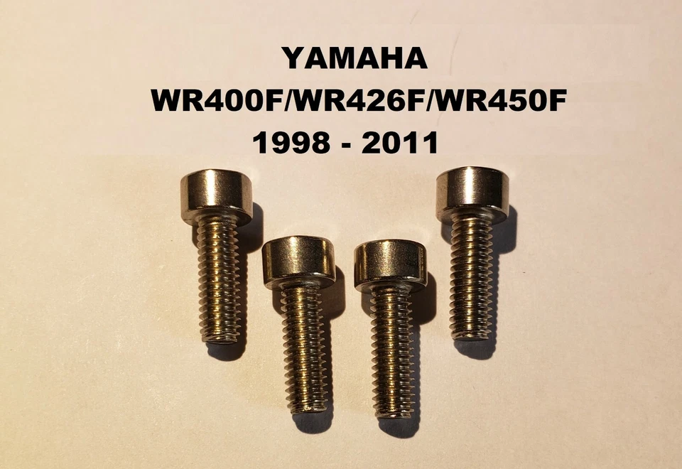 Винты поплавковой чаши карбюратора из нержавеющей стали Yamaha WR400F WR426F WR450F (1998-2011) - Изображение 1 из 1
