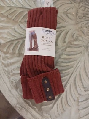 Calcetines de bota Simply Noelle para mujer talla única para la longitud más alta nuevos $17/par Foto 1 de 4