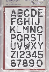 Workbench Club Scrap Unmounted Rubber Stamp Sheet 8 1/2 x 6" Free Shipping - Picture 1 of 1