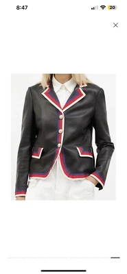 Кожаный блейзер Gucci Resort 2017 Blind for Love 40 IT - Изображение 1 из 4