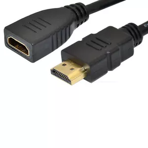 30cm premium HDMI 1.4V male to female extension cable leads Gold Plated1080P - Picture 1 of 1