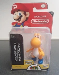 World Of Nintendo Jakks Pacific Orange Yoshi Exclusive 2.5” Action Figure 2018 - Picture 1 of 2