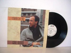 PETE TOWNSHEND "Give Blood" Original GERMAN EP from 1985 (ATCO 258 745) The who - Picture 1 of 3