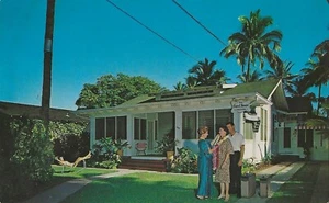 Postcard Hawaii Honolulu "The Guest House" Waikiki 1960s Unused - Picture 1 of 2