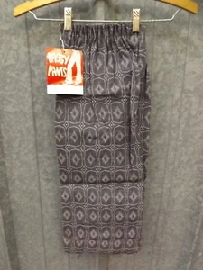 Chico Togs Atomic Print Vtg 60s NEW Baggy Pants Boys Girls Sz 6 Cuffed Wide Leg - Picture 1 of 4