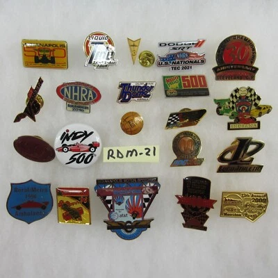 21 Indy 500 Collector Lapel Pin Indianapolis 500 Event Sponsors RDM-21 Pre-Owned - Image 1 of 4