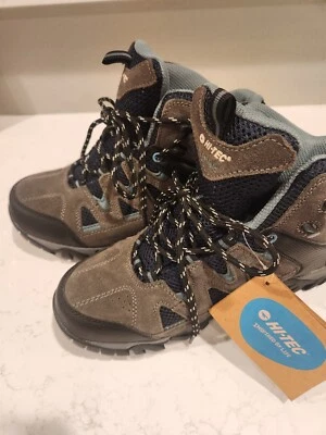 Hi-Tek Mujer 7.5 Sondrous MID I WP Botas de Senderismo Impermeables - Nuevas con Etiquetas Foto 1 de 4