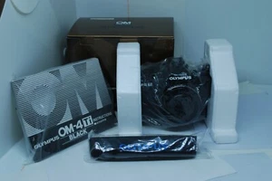 【UNUSED in BOX】Olympus OM-4 Ti Black Body 35mm SLR Film Camera #5769 - Picture 1 of 24