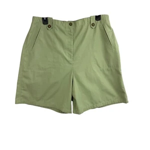 Pantalones Cortos Para Mujer Paradise Bay Misses Talla 16 Verde Elástico Elástico A62 - Imagen 1 de 6