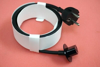 New Euro Genuine Late 2017 Apple iMac Pro 6ft Power Cord Cable EUR Black (A12C - Image 1 of 4