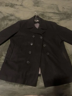 Calvin Klein Men’s Black Pea coat - Large Gently Used - Image 1 of 4