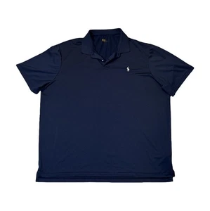 Polo Ralph Lauren Hombre 2XL XXL Azul Marino Rendimiento Sólido Golf Polo Usado en Excelente Condición - Imagen 1 de 4