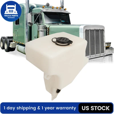 Windshield Washer Reservoir Tank N5355001 For Peterbilt 386 389 Kenworth T680 Foto 1 de 4