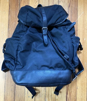 Burberry Watson Diaper Bag Black Backpack - barely used! - Image 1 of 4