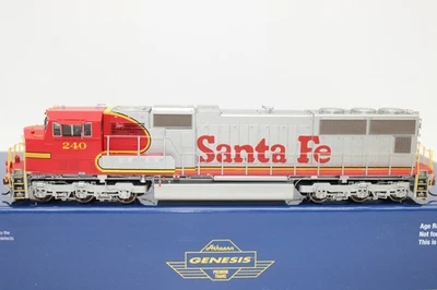 Athearn Genesis HO Scale Santa Fe EMD SD75M Diesel Locomotive #240 NOS DCC Ready - Image 1 of 4