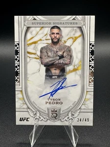 2024 Topps Royalty UFC Tyson Pedro Superior Signatures /49 SS-TPO Auto - Picture 1 of 2