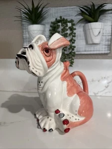 Sweet Pea English Bulldog Teapot Blue Sky Clayworks - Bild 1 von 8