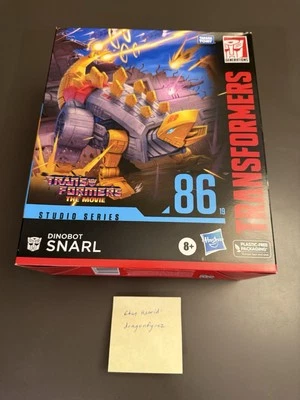 Transformers The Movie Studio Series 86 19 Leader Class DINOBOT SNARL 2023 NEW - Image 1 of 4