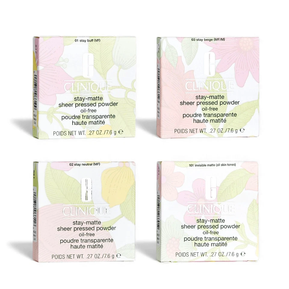 Clinique Stay-Matte Sheer Pressed Powder Stay Buff Neutral Beige Invisible Matte - Image 1 of 1