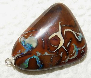 Collar Colgante de Ópalo de Roda Koroit * Fuego y Patrón * - Imagen 1 de 1