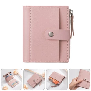 Zipper Pocket Wallet Women Purse Women Small Wallet Money Clip Bifold Purse - Picture 1 of 12