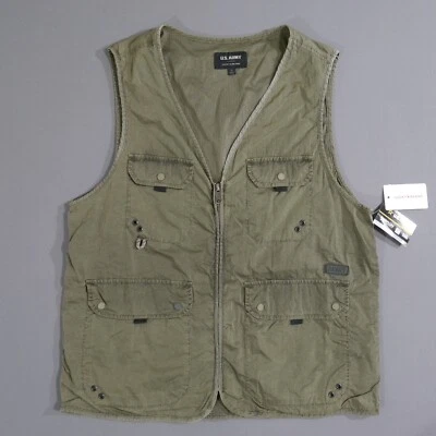 Chaleco Lucky Brand X Ejército de EE. UU. Para Mujer Pequeño Cortavientos Ligero Verde Embalable Foto 1 de 4