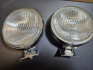 2 Nebelscheinwerfer, orig. Hella, 70er/80er Jahre, inkl. Glühlampen, mit KBA, - Bild 1 von 5