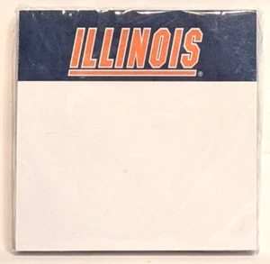 RARO! Illinois Naranja Azul 3" x 3" Adhesivo Postales - 70 Hojas - Imagen 1 de 2