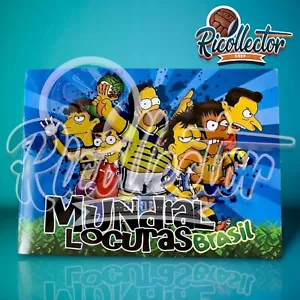 Mundial Locuras Brasil 2014 - Álbum Simpson COMPLETO - Imagen 1 de 5