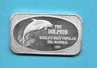 1 Troy oz. .999 Silver Vintage Art Bar “The Dolphin”