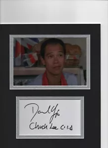 JAMES BOND DAVID YIP A VIEW TO A KILL SIGNED 10 X 8 INCH DISPLAY PHOTO COA - Picture 1 of 1
