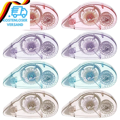 BESUCHE DEN FYGUARD-STORE 8 Stück Kleberoller, 8Mm X 8M Doppelseitiges Klebeband Selbstklebender Kleberoll